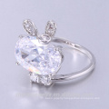 high quality cubic zirconia wedding ring for sports with best quality and low price
About